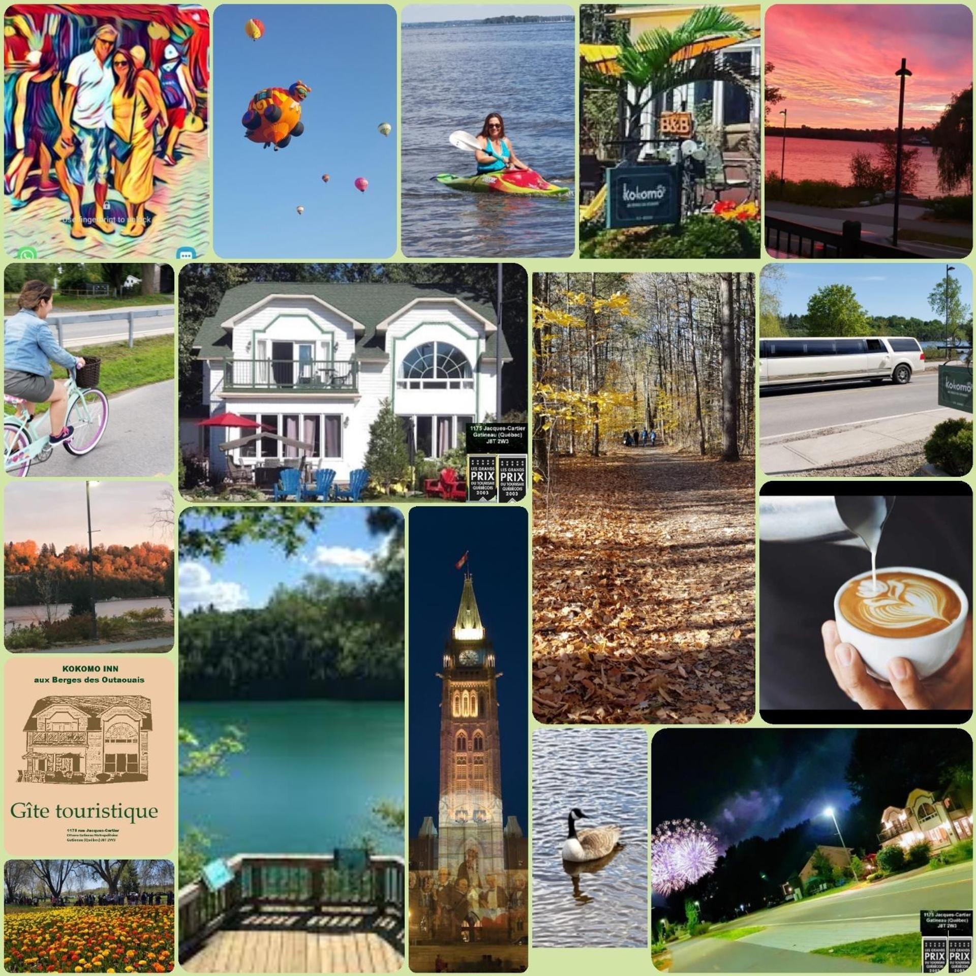 Kokomo INN Bed&Breakfast Ottawa-Gatineau's Only Tropical Riverfront B&B on the National Capital Cycling Pathway Route Verte #1 - for Adults Only - Chambre d'hôtes tropical aux berges des Outaouais BnB #17542O Extérieur photo
